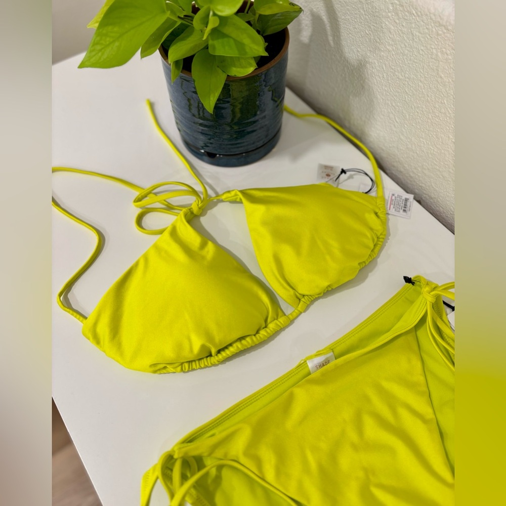 Neon Yellow Bikini Set